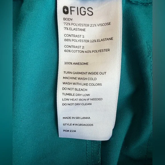 Figs Pacific Blue Scrub Set - Picture 4 of 5